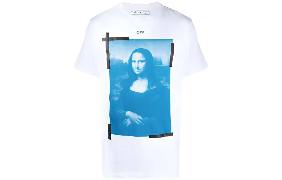 OFF-WHITE OFF WHITE T Shirts Men's White Crew Neck Moderate
