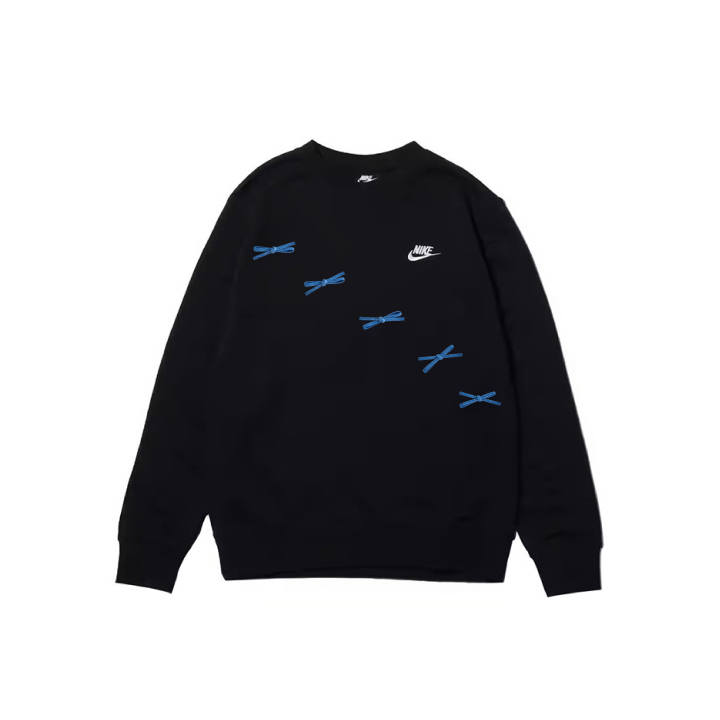 Nike Nike Sweatshirts Men's Black Crew Neck Moderate Regular