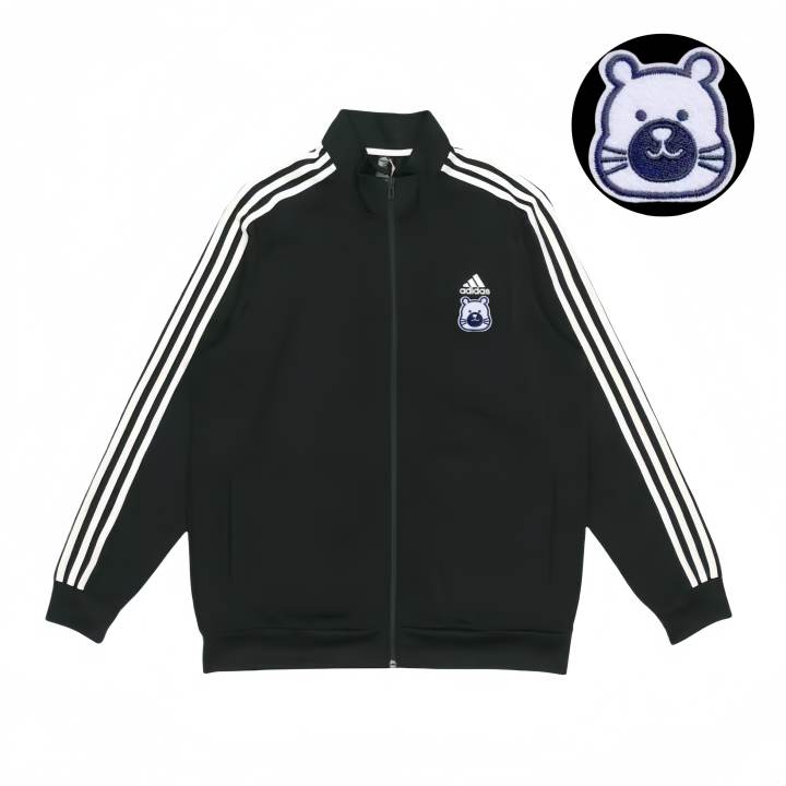 Adidas Adidas Jackets Unisex Black Stand Collar Moderate Pilot
