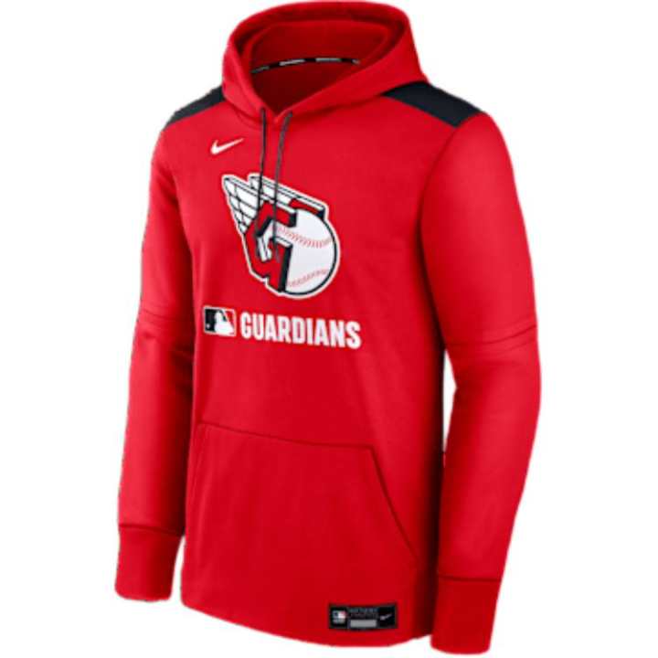 Nike Nike Cleveland Guardians Authentic Collection Men's Nike Therma Mlb Pullover Hoodie