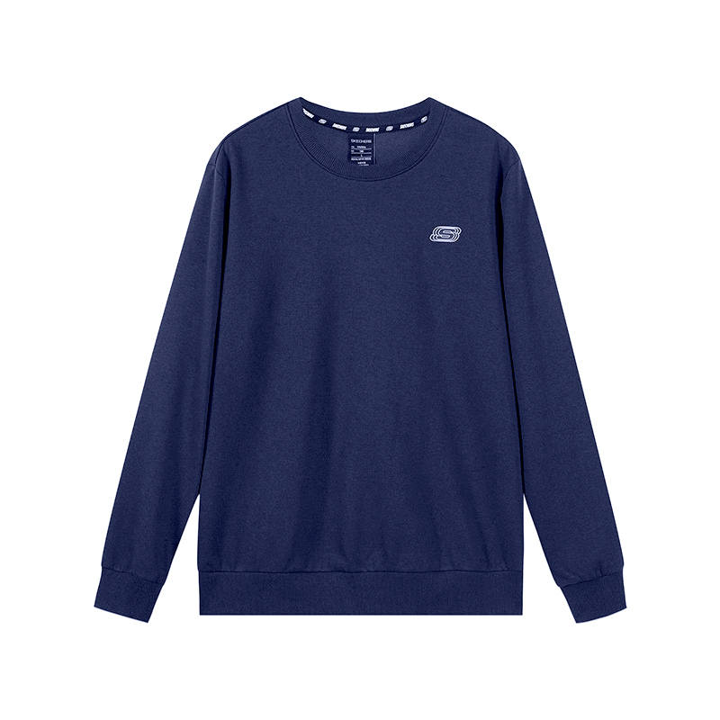 Skechers Colorful Fashionable, Comfortable, Versatile, Soft, And Skin Friendly With Fleece Lining Sweatshirt Unisex