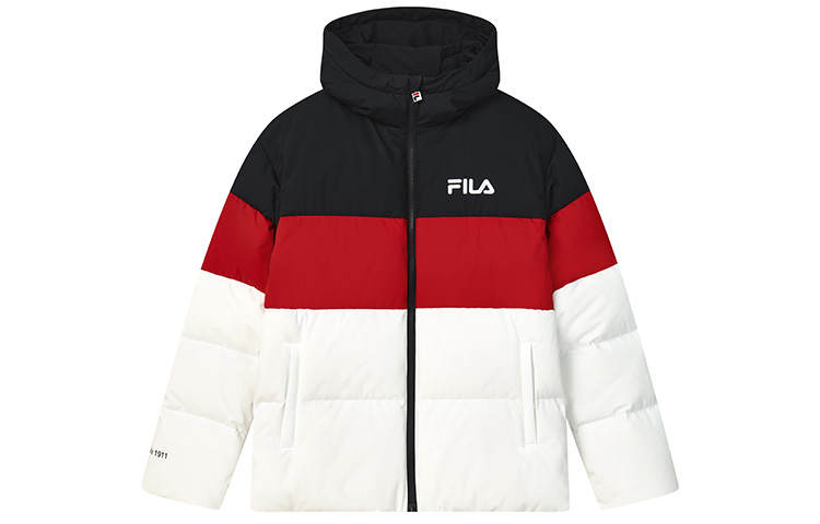 FILA FILA Down Jacket Winter Unisex Standard White