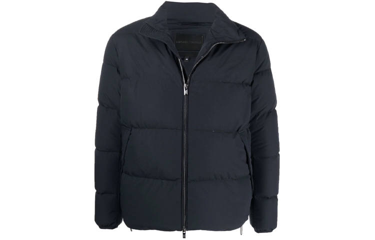 EMPORIO ARMANI High Neck Zipped Padded Jacket