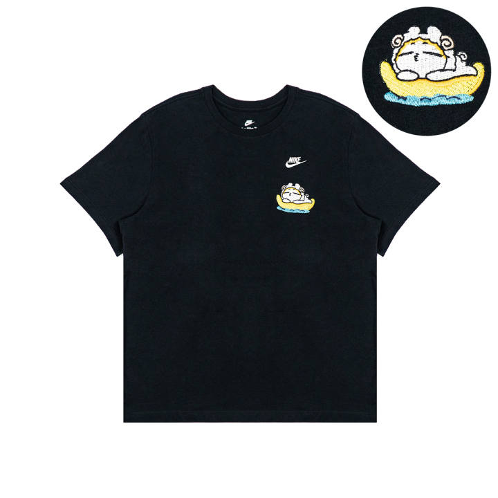 Nike Nike T Shirts Unisex Black Crew Neck Moderate Straight Fit
