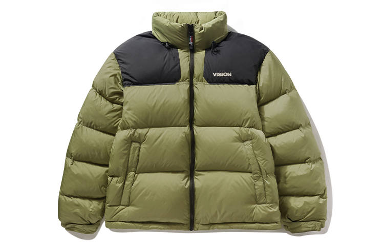 Vision Street Wear Down Jacket Unisex Olive