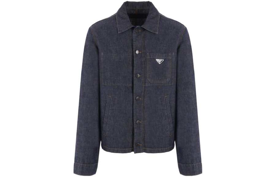 PRADA PRADA Triangle-logo Shirt Jacket