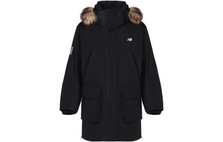 New Balance New Balance Down Jackets Men's Black Fur Collar Moderate Other