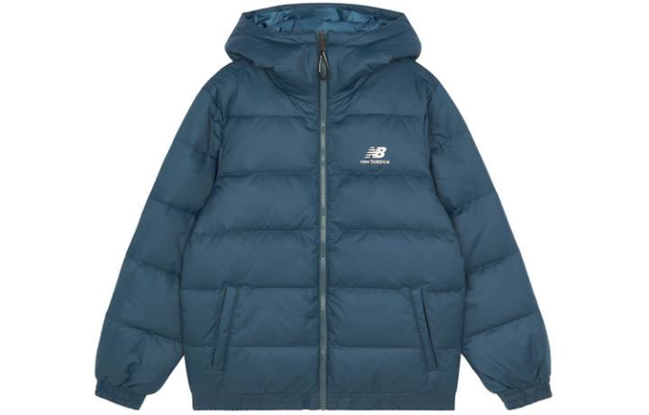 New Balance New Balance Down Jackets Men's Blue Hooded Moderate Other