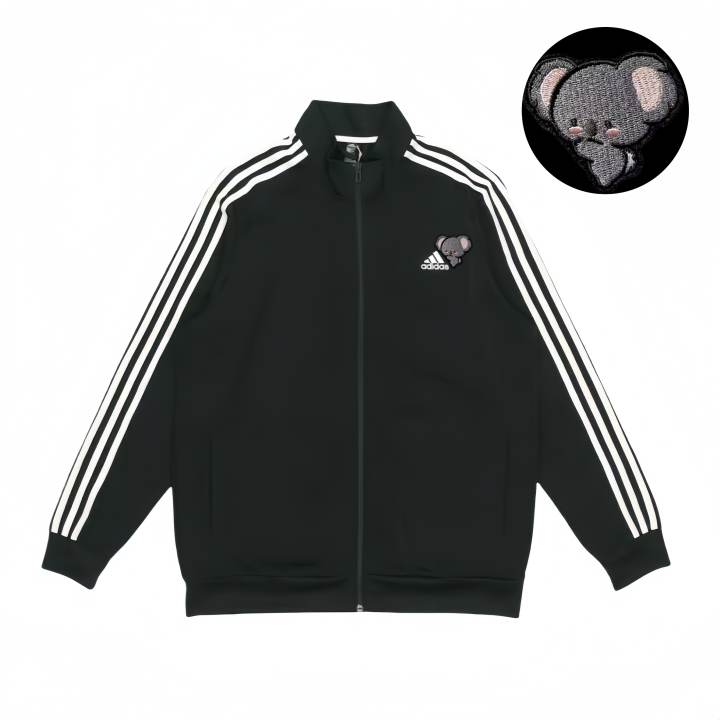 Adidas Adidas Jackets Unisex Black Stand Collar Moderate Pilot