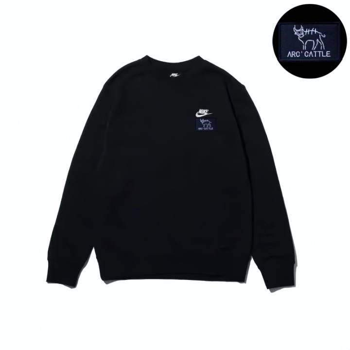 Nike Nike Sweatshirts Unisex Black Crew Neck Moderate Regular
