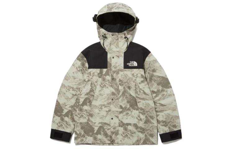 THE NORTH FACE Waterproof And Windproof Windbreaker Jacket Unisex Umber
