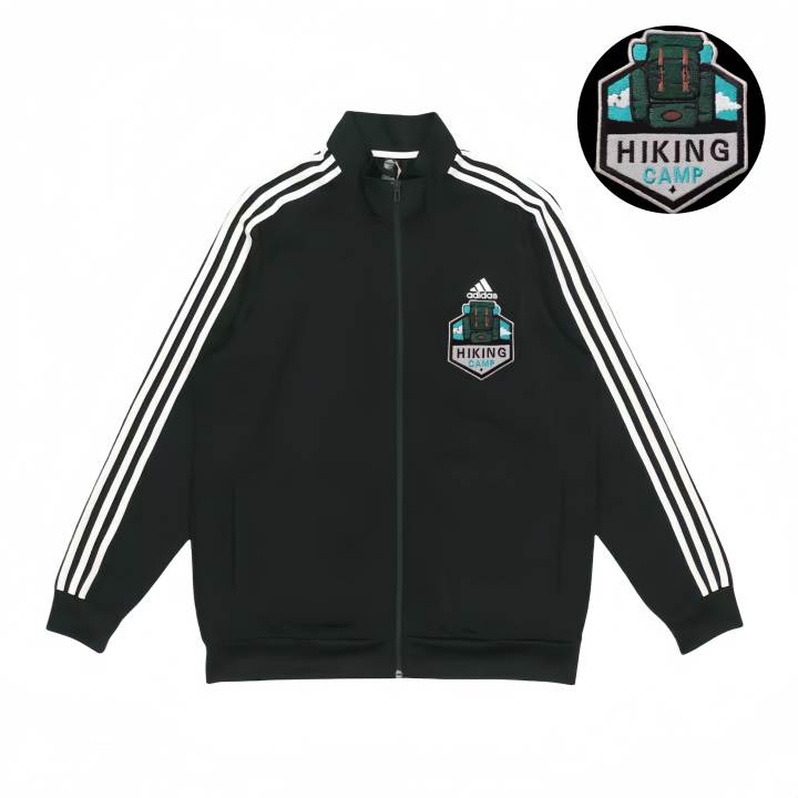 Adidas Adidas Jackets Unisex Black Stand Collar Moderate Pilot