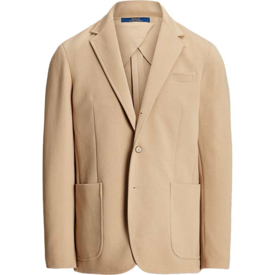 Polo Ralph Lauren Polo Soft Double Knit Suit Jacket Business Suit Coat Men's Brown