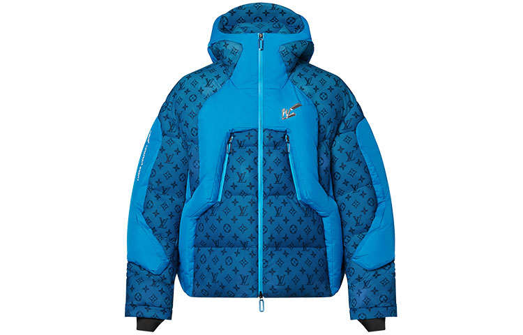 LOUIS VUITTON LOUIS VUITTON FW21 Down Jacket Men's Blue
