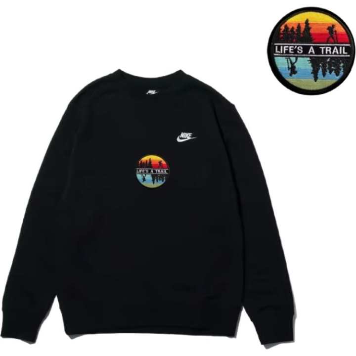 Nike Nike Sweatshirts Unisex Black Crew Neck Moderate Regular
