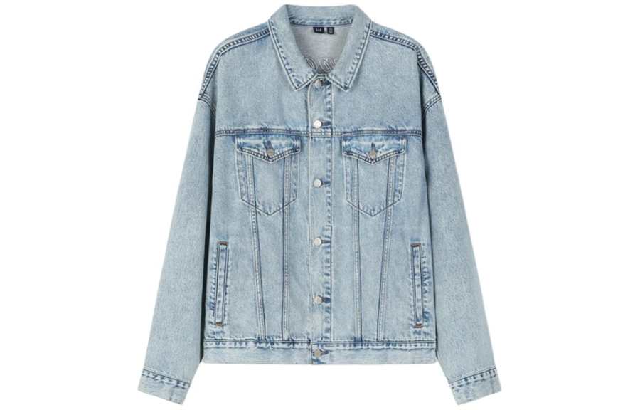 GAP GAP Denim Jacket Unisex Light Blue