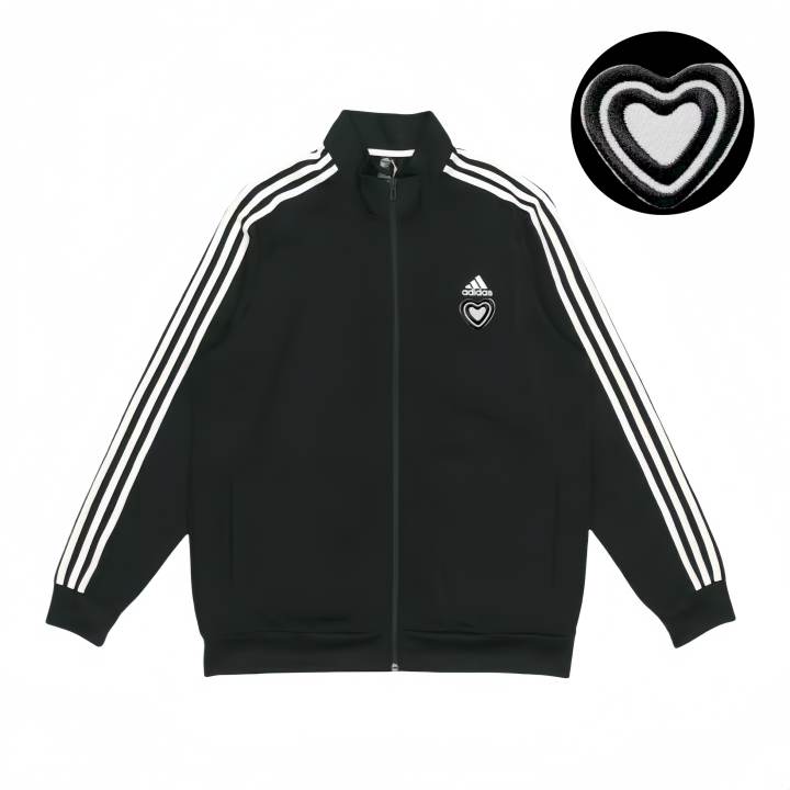 Adidas Adidas Jackets Unisex Black Stand Collar Moderate Pilot