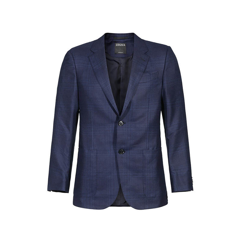 Ermenegildo Zegna FW24 Business Suit Coat Men's Blue