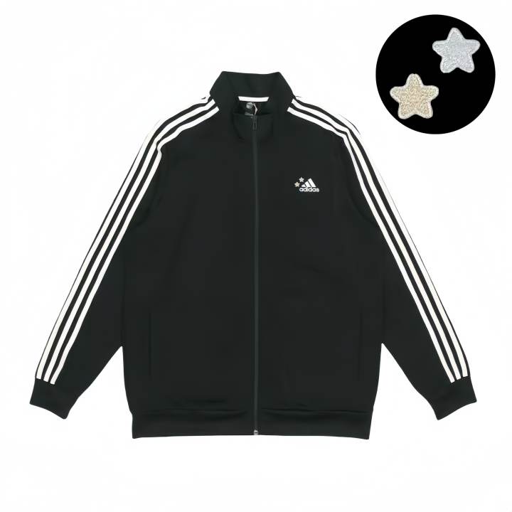 Adidas Adidas Jackets Unisex Black Stand Collar Moderate Pilot