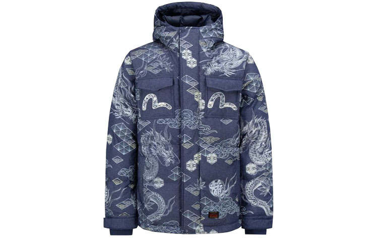 EVISU EVISU Puffer Jacket Men's Multicolor