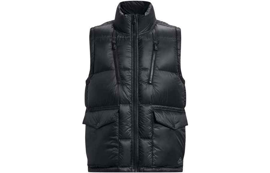 Under Armour Under Armour Down Vests Men's Black Stand Collar Moderate