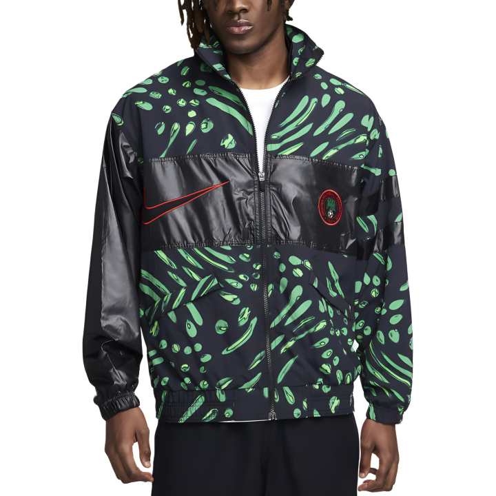 Nike Nike Nigeria Courtside Jackets & Coats Men's Black/Challenge Red