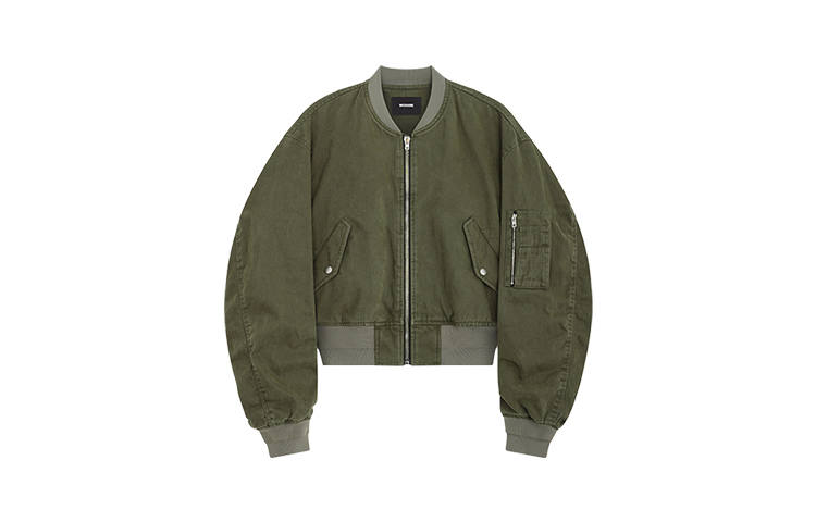 WE11DONE WE11DONE Zip-up Sleeve-pocket Bomber Jacket