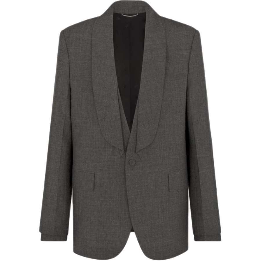 DIOR DIOR Homme Shawl Collar Oversized Jacket