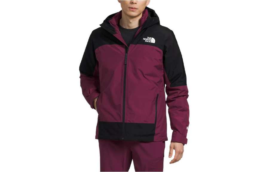THE NORTH FACE Mountain Light Triclimate Waterproof, Windproof, And Breathable Windbreaker Jacket Men's Fuchsia