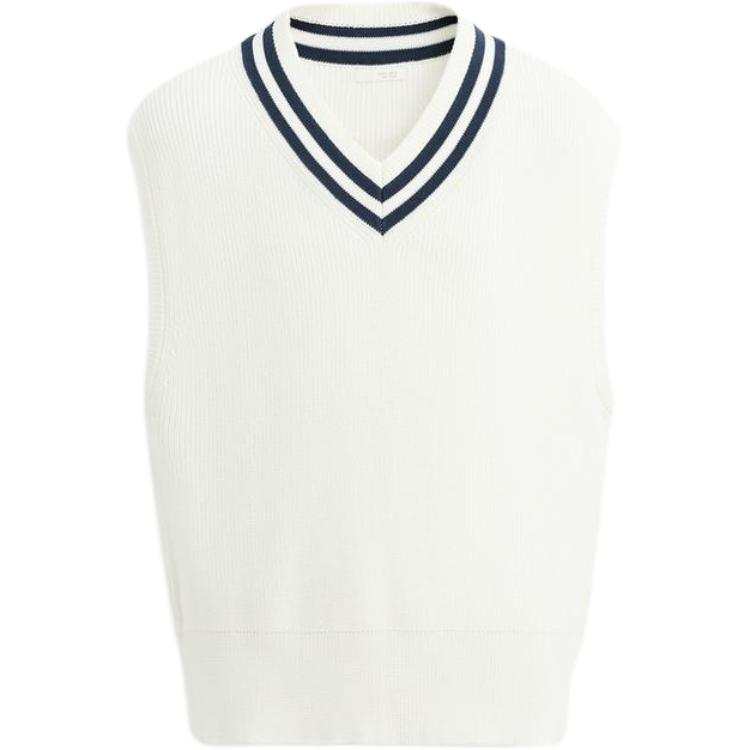 ZARA Tank Tops Men's White V Neck Moderate Other