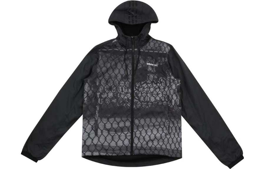 Adidas Neo Jackets Men's Black Hooded Moderate Other
