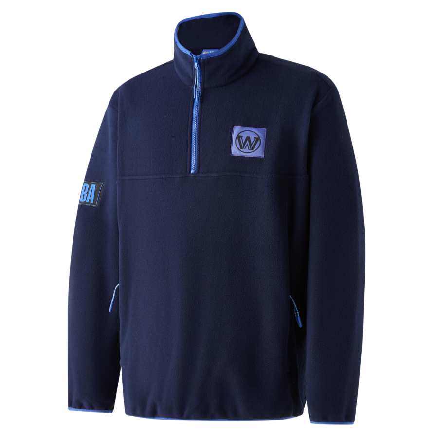 NBA NBA Stand Collar Jacket Unisex Navy Blue
