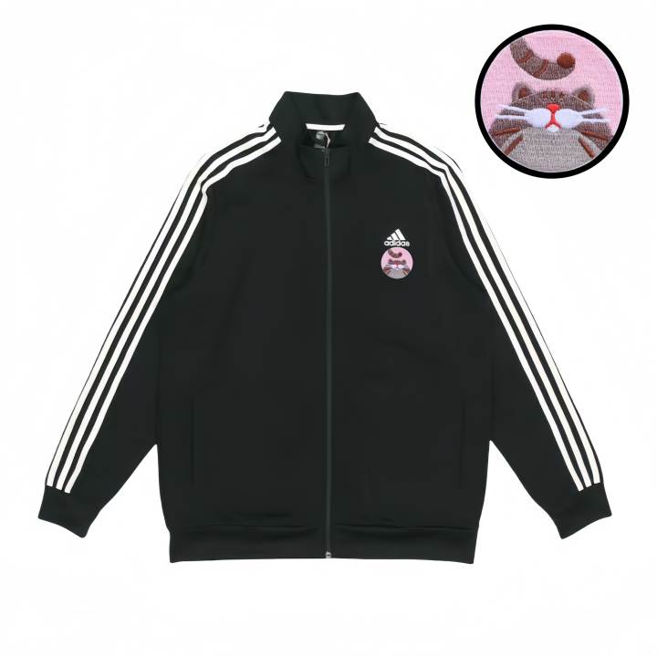 Adidas Adidas Jackets Unisex Black Stand Collar Moderate Pilot