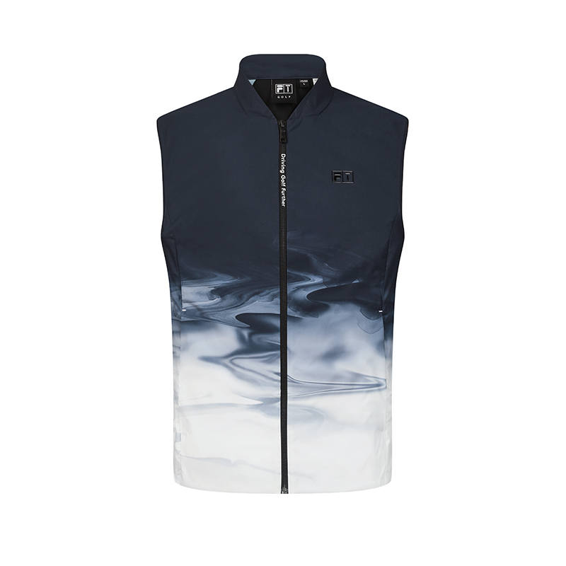 FILA Vests Men's All Over Print V Neck Moderate Urban Techwear