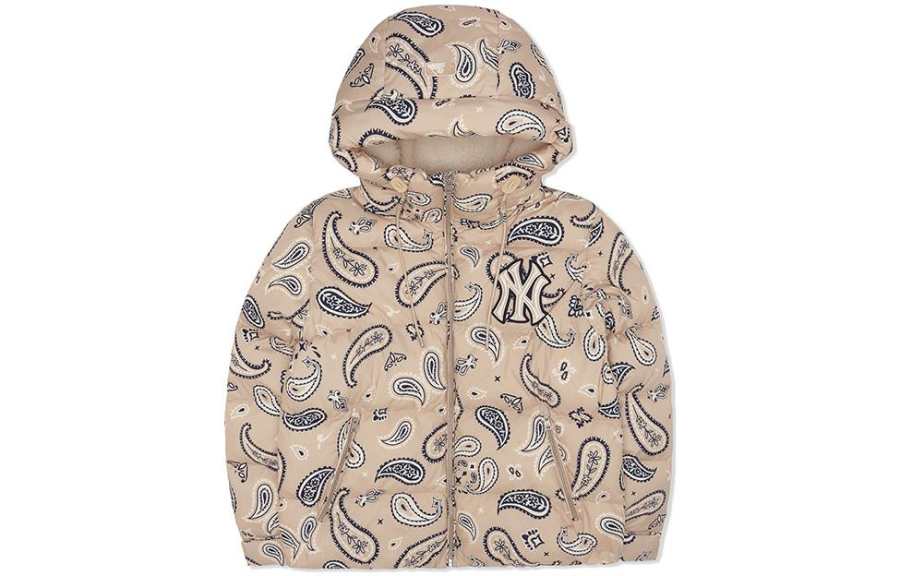 MLB MLB Down Jacket Winter Unisex Beige Yellow