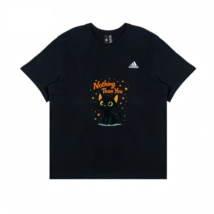 Adidas Adidas T Shirts Unisex Black Crew Neck Moderate Straight Fit