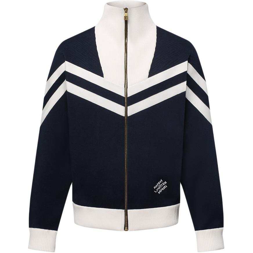 LOUIS VUITTON Knitted Cotton Sailor Blouson