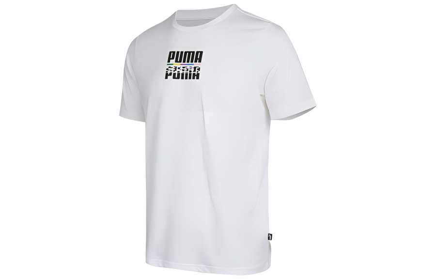 PUMA CORE INTERNATIONAL T Shirts Men's Crew Neck Moderate Straight Fit