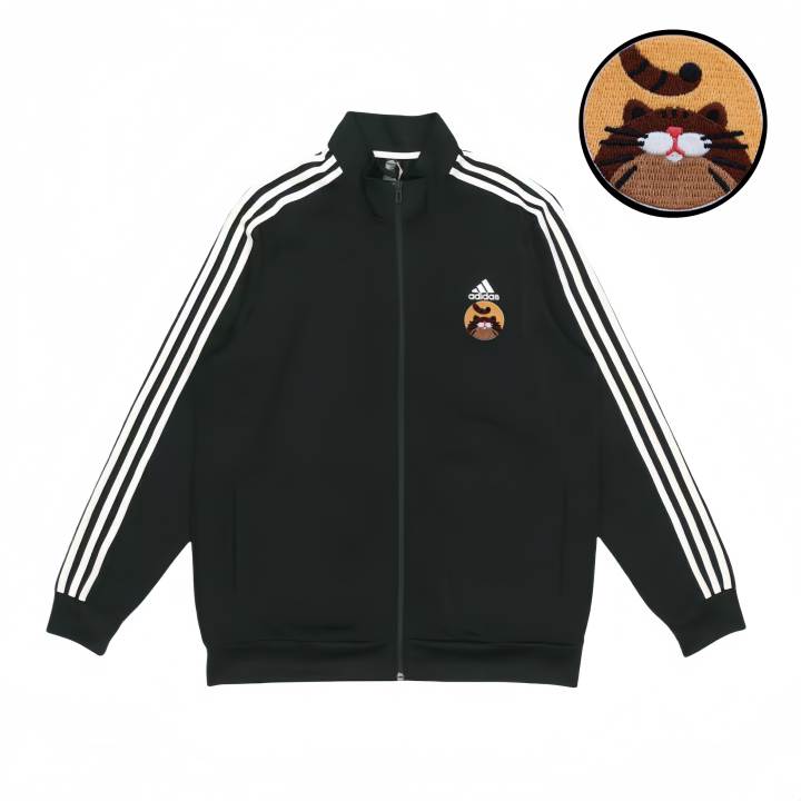 Adidas Adidas Jackets Unisex Black Stand Collar Moderate Pilot