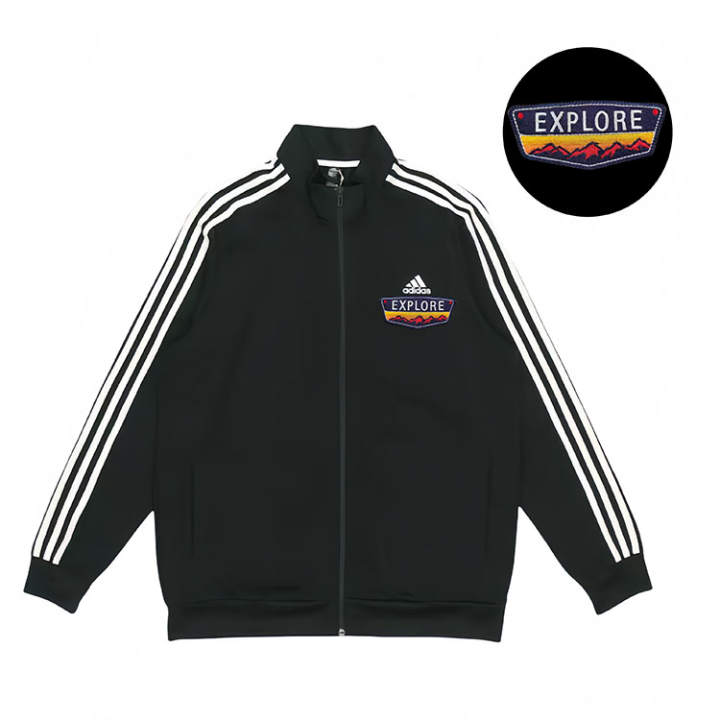 Adidas Adidas Jackets Unisex Black Stand Collar Moderate Pilot