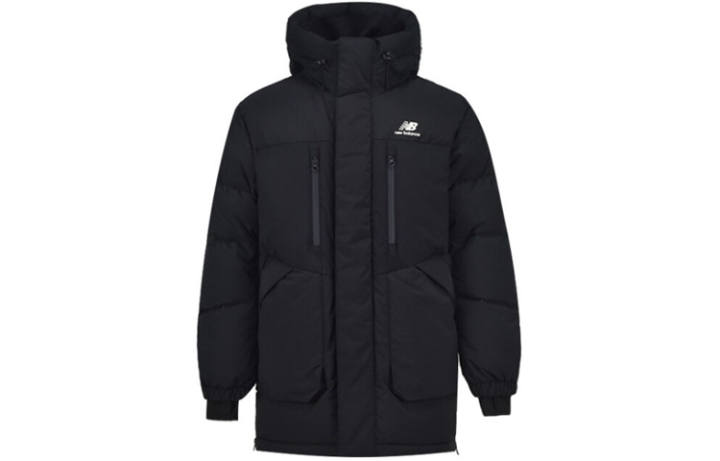 New Balance New Balance Zip Closure Down Jacket Men's Black