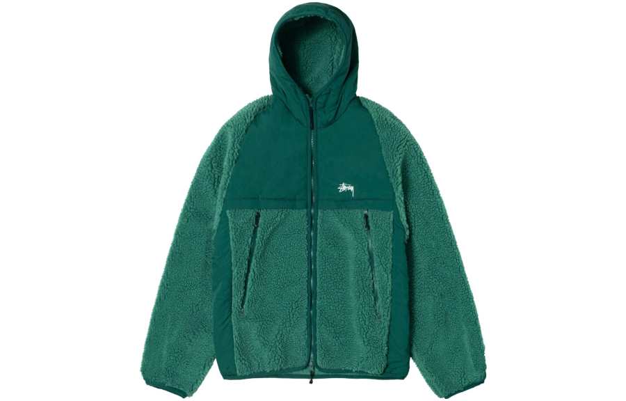 Stussy Stüssy Shearling Panelled Jacket