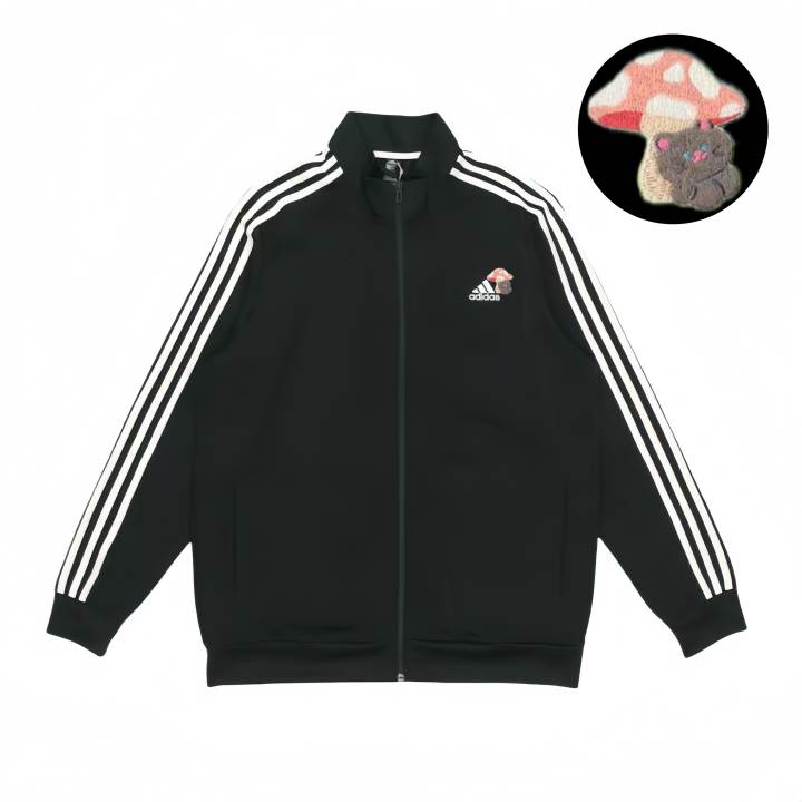Adidas Adidas Jackets Unisex Black Stand Collar Moderate Pilot