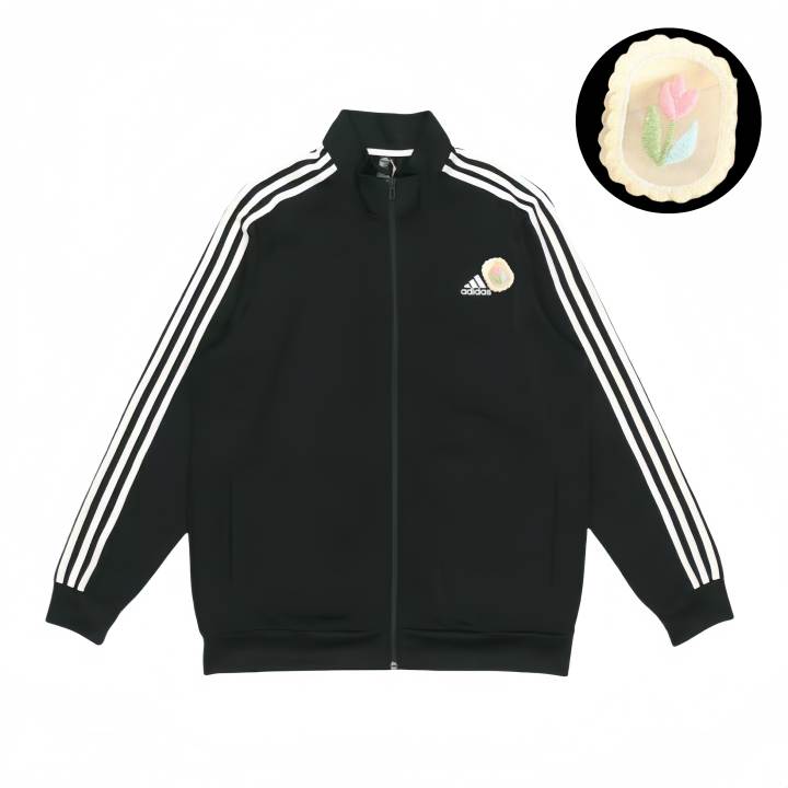Adidas Adidas Jackets Unisex Black Stand Collar Moderate Pilot