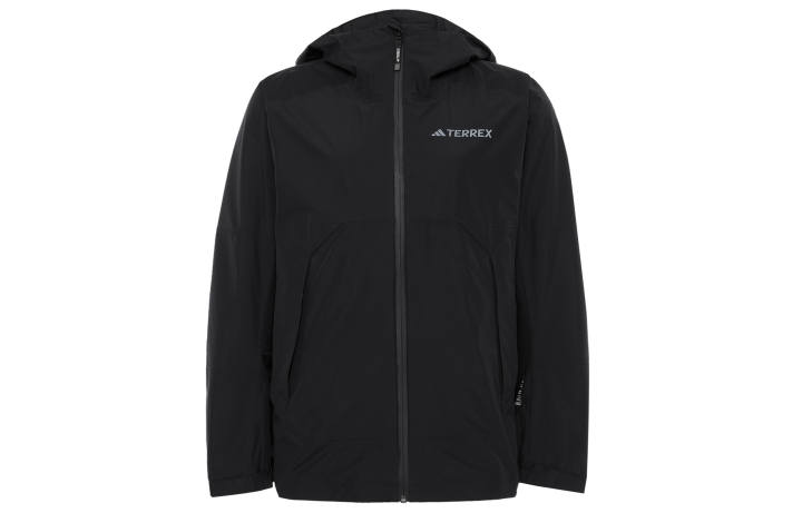 Adidas Adidas Outdoor Hiking Waterproof And Windproof Windbreaker Jacket Men's Black