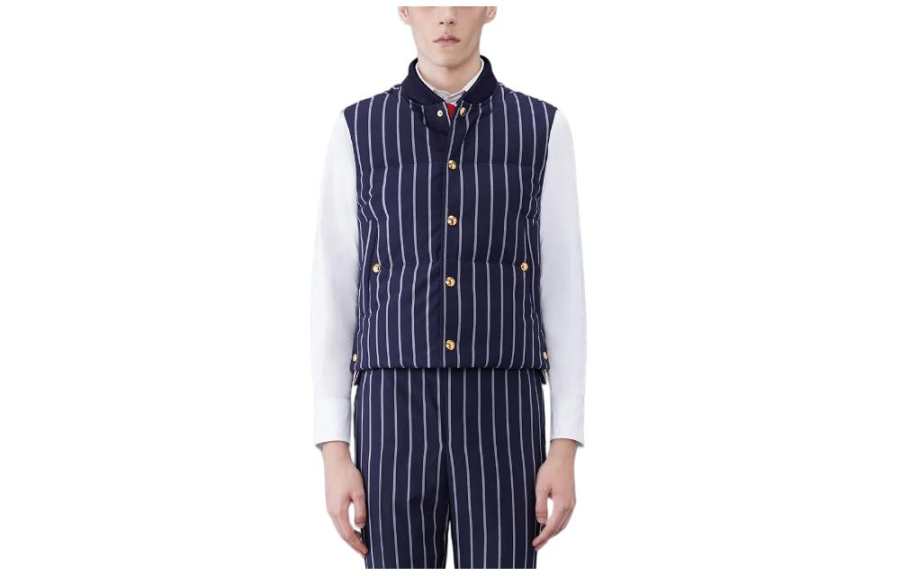 THOM BROWNE THOM BROWNE Striped Down Gilet