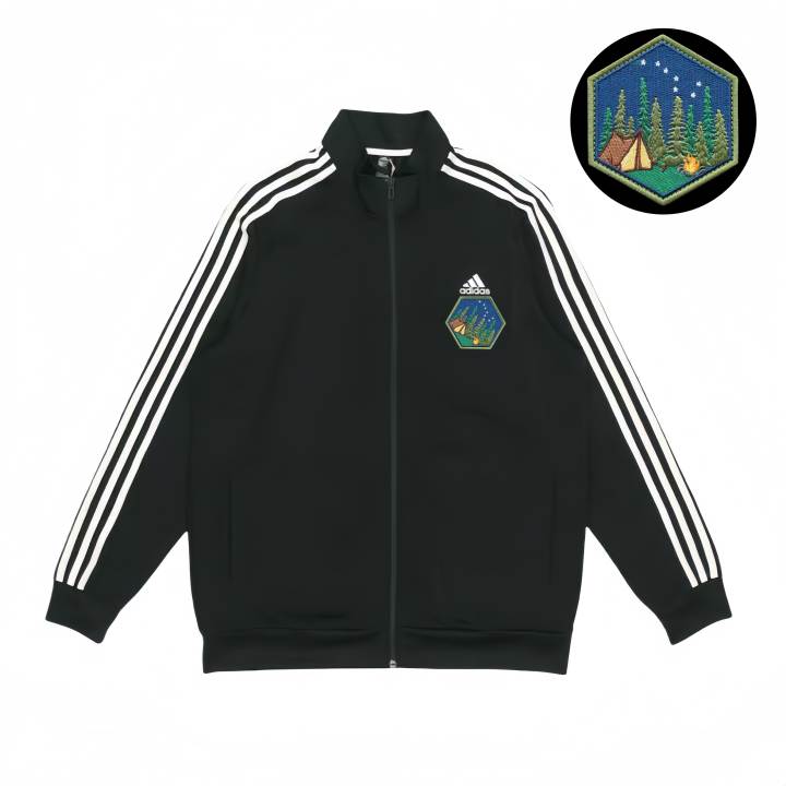 Adidas Adidas Jackets Unisex Black Stand Collar Moderate Pilot