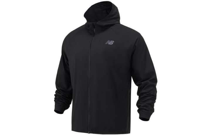 New Balance New Balance Jackets Men's Black Hooded Moderate Other