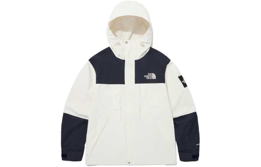 THE NORTH FACE Windbreaker Jacket Unisex Cream White/Black