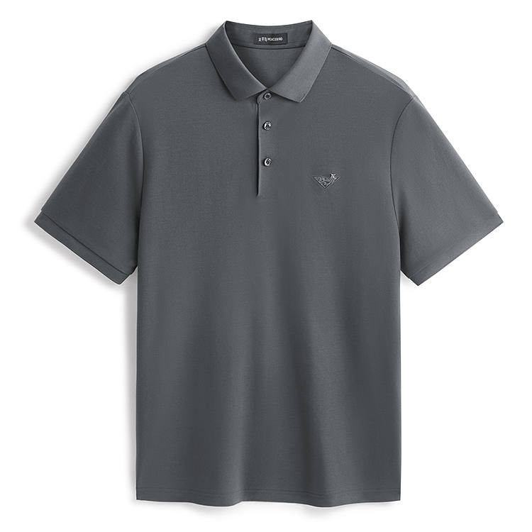 PEACEBIRD MEN Polo Shirt Men's Gray 1